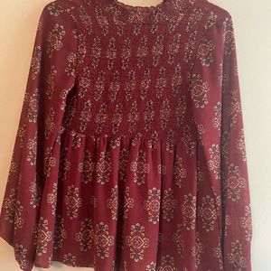 Boho print tunic